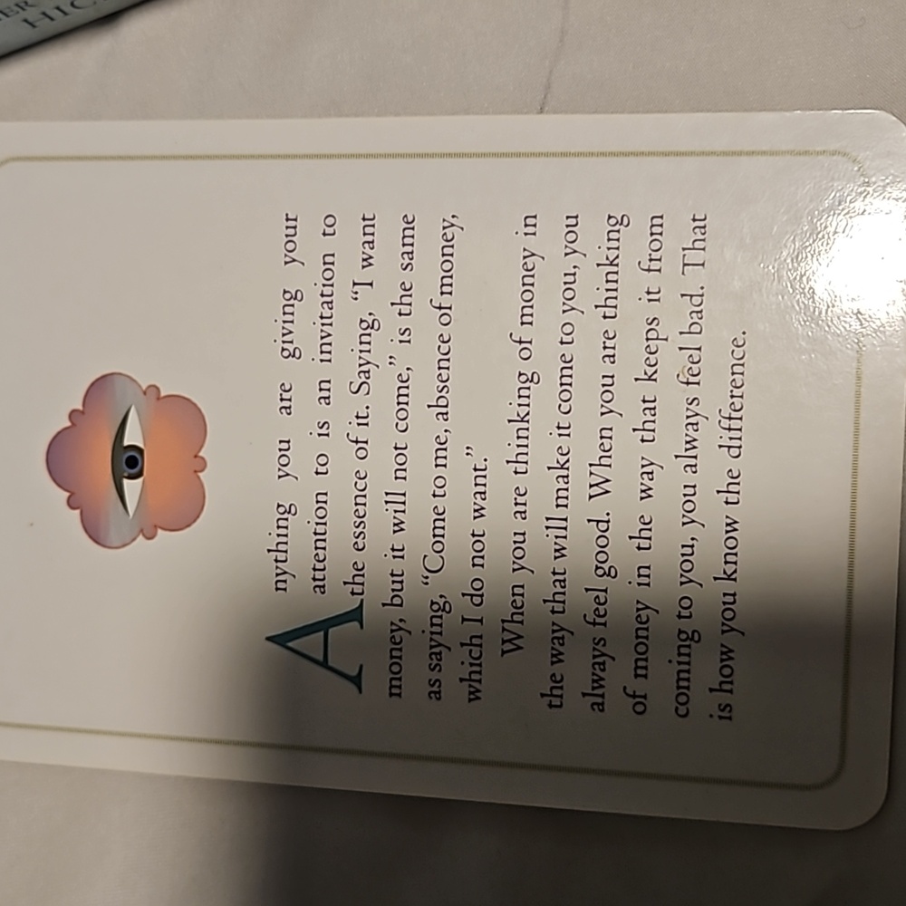 Money and the Law of Attraction cards - Picture 3 of 6
